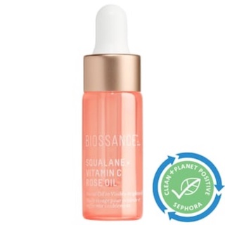 Biossance Squalane + Vitamin C Rose Oil 4.5 ml. nobox