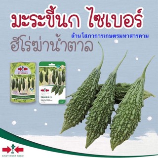 ขายส่ง22฿ ศรแดง ไซเบอร์ F1 เมล็ดพันธุ์มะระขี้นก เมล็ดพันธุ์ ผักสวนครัว เมล็ดพันธุ์มะระ ตราศรแดง