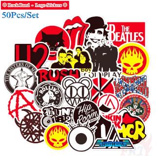 ❉ Rock Band - Series 03 Rock &amp; Roll Logo สติ๊กเกอร์ ❉ 50Pcs/Set Punk DIY Mixed Decals Doodle สติ๊กเกอร์