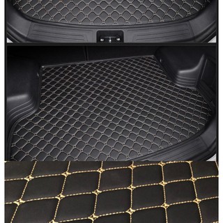 แผ่นรองกระโปรงหลังรถ Trunk Mats FOR HONDA CRV สี Black and Beige(ปี 2020)