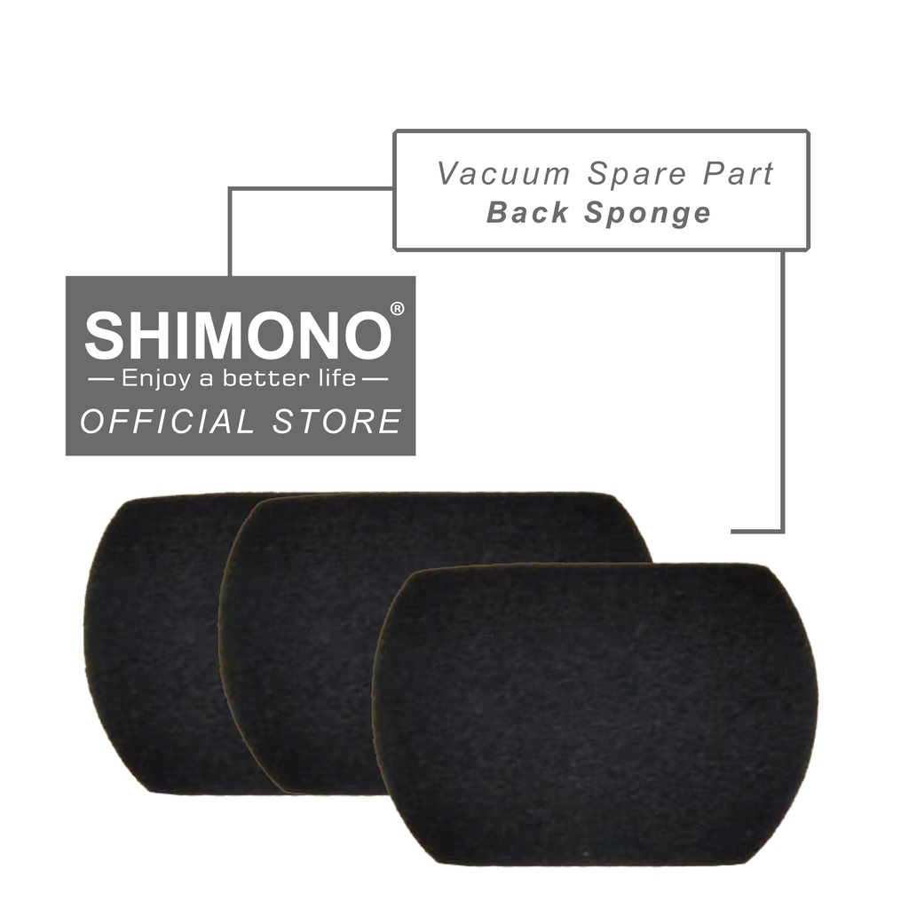 Shimono Pro อะไหล่ฟองน้ํา สําหรับเครื่องดูดฝุ่น SVC1017W SVC1017