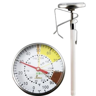 TIMECAFE ที่วัดอุณหภูมิกาแฟ สแตนเลส 0-100°C เทอโมมิเตอร์ Coffee Thermometer