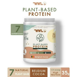 PLANT-BASED BY WWL - โปรตีนพืช 7 ชนิด &amp; Superfoods  จำนวน 1 กระปุก