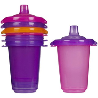 Munchkin : MNK15509# ถ้วยหัดดื่ม 10oz Click Lock Re-usable Sippy Cups - 4pk
