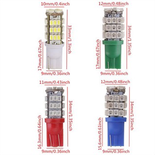 หลอดไฟหรี่ รถยนต์ LED T10 42 SMD 1 คู่