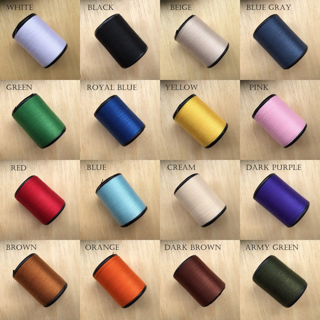 ด้ายเย็บผ้า หลายเฉดสี ด้าย สีสวย ตราหัวเสือ 500 เมตร ด้ายเย็บผ้าคุณภาพ ด้ายลูกล้อ WOP งานฝีมือ เย็บมือ เย็บจักร เบอร์60