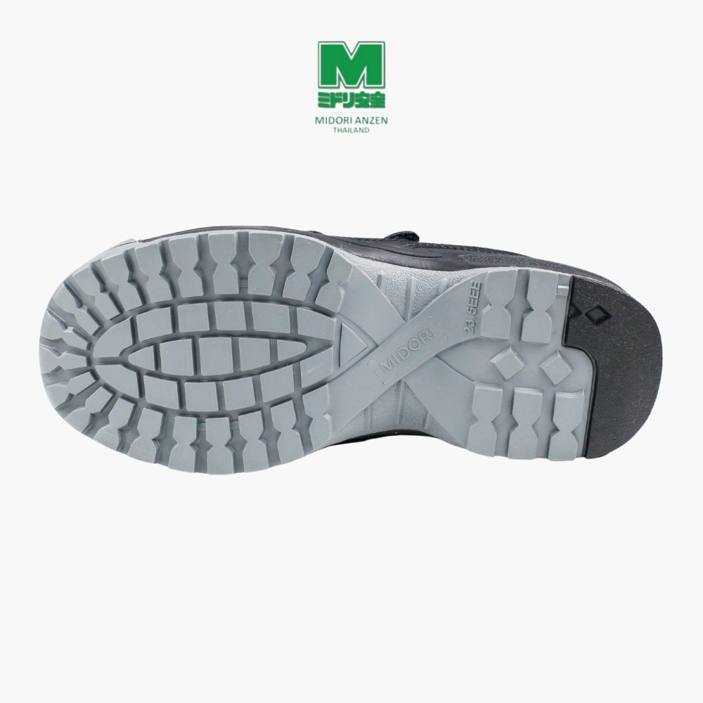 Midori Anzen รองเท้าเซฟตี้ สไตล์สนีคเกอร์ รุ่น MPN-905 สีดำ / Midori Anzen Safety Sneaker MPN-905 Black