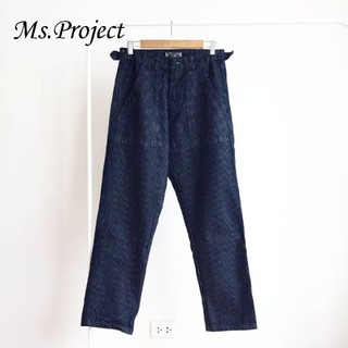 กางเกงขายาว Ms.Project Work Pants รุ่นผ้ายีนส์ Cord