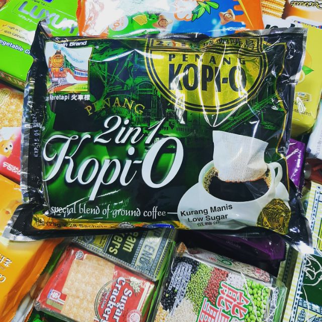 กาแฟดำ 2in1 PENANG Kopi-O(25g*25ซอง)