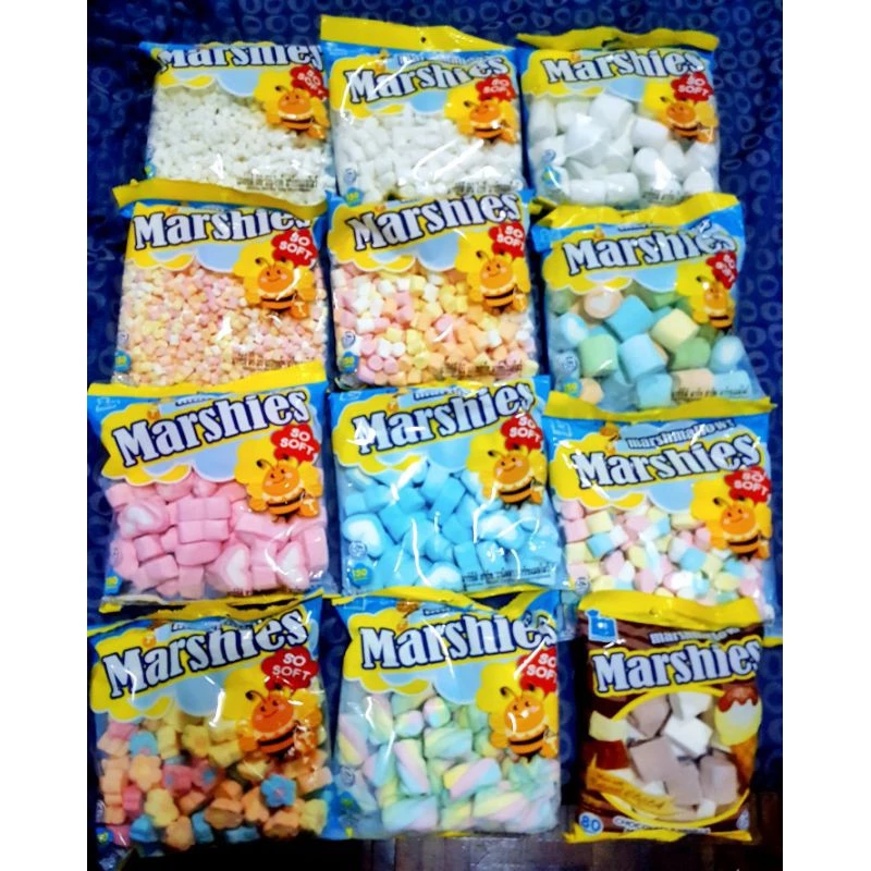 มาร์ชเมลโล่ มาร์ชีส์ Marshies พร้อมทาน ถูกสุด สุด มีหลายแบบเลย อร่อยด้วย