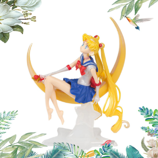 ฟิกเกอร์ Sailor Moon Cake Topper ของเล่นสําหรับเด็ก