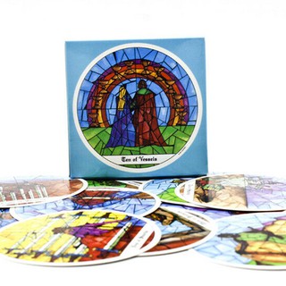 Monastery Tarot English alchemy of the cloisters Rare สไตล์วินเทจ