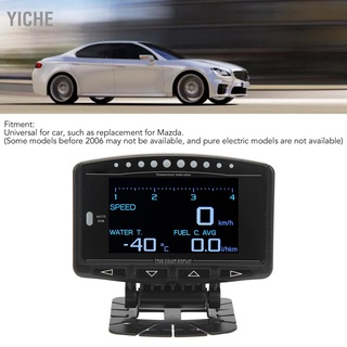 Yiche เกจวัดอุณหภูมิน้ํา Obd2 2.8 นิ้ว แบบเปลี่ยน สําหรับ Mazda