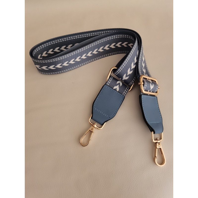 สายสะพายกระเป๋าหนัง ไนล่อน รูปหัวใจ กว้าง 3.8 ซม. ปรับได้ แบบเปลี่ยน สายกระเป๋า - รูปที่ 3