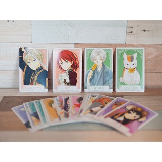 [ของพรีเมี่ยม] การ์ด ลายการ์ตูน สินค้าอนิเมะ การ์ดการ์ตูน ของสะสม natsume nyanko