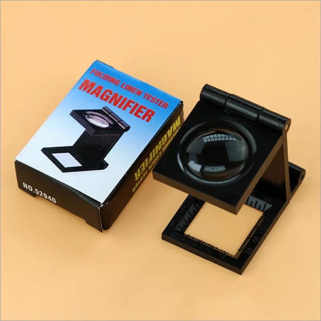 กล้องส่องพระ แว่นขยานแบบพักเก็บได้ ส่องดูชิ้นงาน สามารถตั้งโต้ะได้ กำลังขยาย10x รุ่น52940