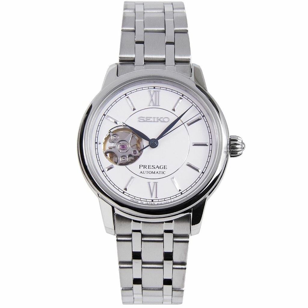 Seiko SSA809J1 นาฬิกาผู้หญิง Seiko รุ่น SSA809J1, PRESAGE Automatic Open Heart Women's Watch