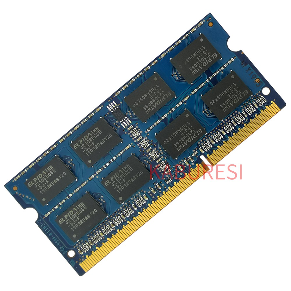 Lot De 10 Barrettes Mémoire RAM DDR3 SODIMM 4Go – 1066MHz / 1333MHz – 1.5v