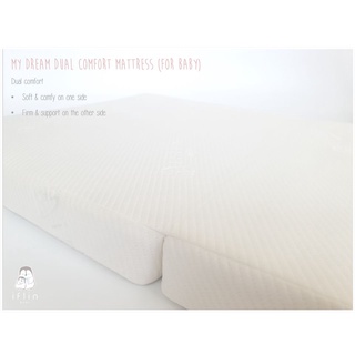 Iflin My Dream Dual Comfort Mattress (for Baby) เบาะที่นอนเด็กแรกเกิด หายใจผ่านได้ ขนาด 70x120x7 ซม. พับได้ พกพาสะดวก