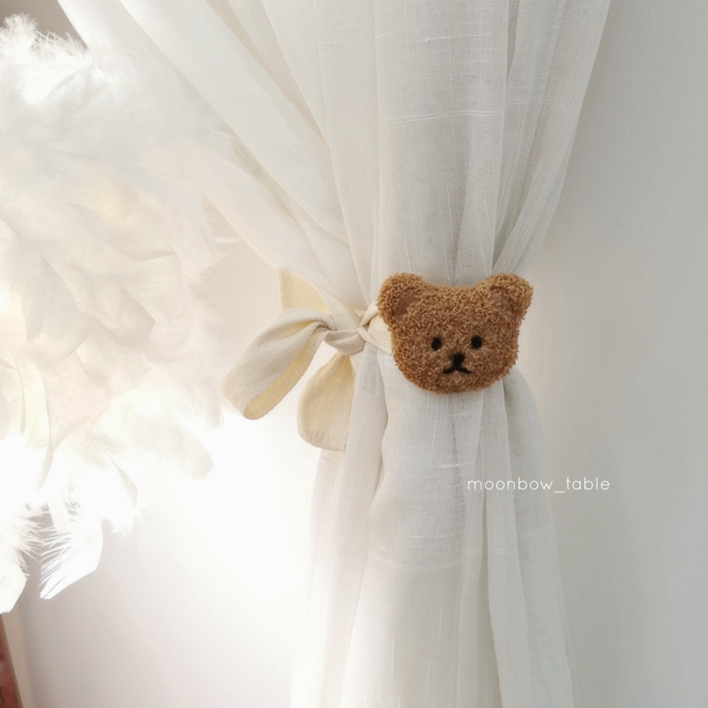 ♡ พร้อมส่ง ♡ เชือกผูกผ้าม่าน เชือกมัดผ้าม่าน สายรัดผ้าม่าน รูปน้องหมี น่ารักมากก 🐻✨