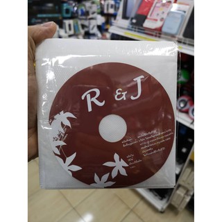 ซองพลาสติกใส่แผ่น R&amp;J CD/DVD จำนวน 100 ซอง/แพ็ค