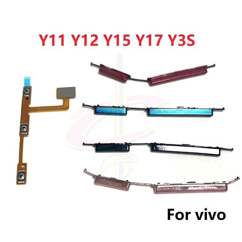 แพรปุ่มสวิตปิดเปิด ปุ่มเปิดปิดนอก ปุ่มเพิ่มเสียงนอก แพรเพิ่มเสียง สําหรับ vivo Y11 Y12 Y15 Y17 Y3S