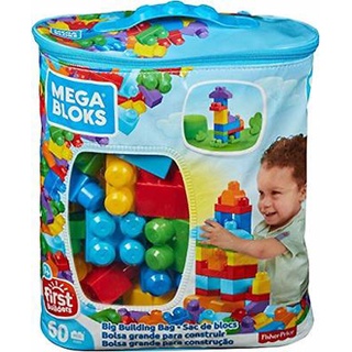 Mega Bloks First Builders Big Building Bag 60ชิ้น รุ่นDCH55 หลากสี