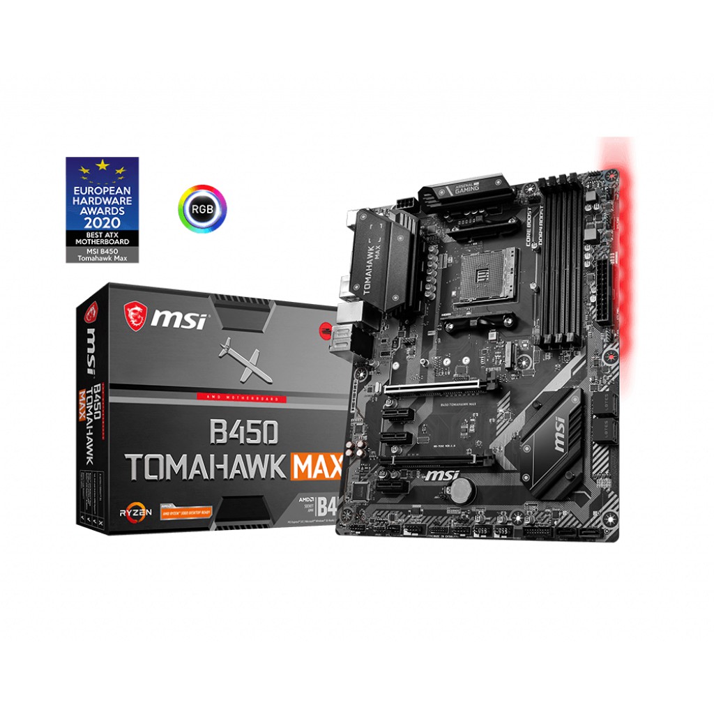 บอร์ด MSI B450 TOMAHAWK MAX AMD AM4 ATX