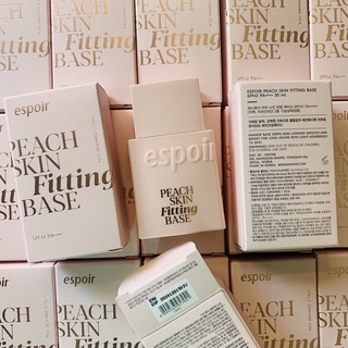 Espoir Peach Skin Fitting Base 30ml.🍑 เบสเนื้อชมพูพีช ช่วยปรับสีผิวให้สว่าง ผิวใส สุขภาพดี