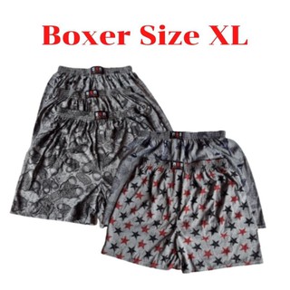 บ๊อกเซอร์ กางเกงบ็อกเซอร์ผ้ายืด Boxer บ๊อกเซอร์ไซค์XL กางเกงคนอวบ  กางเกงบ็อกเซอร์ไซค์XLคละลายสินค้าพร้อมส่ง