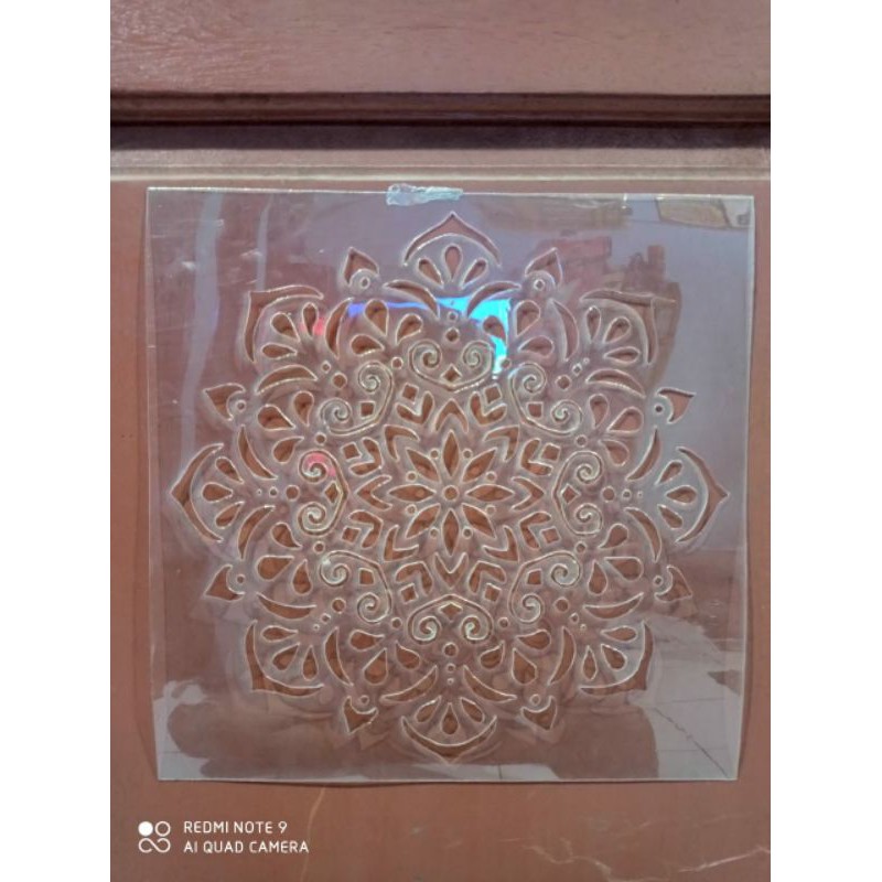 ลายฉลุผนัง โมติฟ ตัวหนา โมเดิร์น ขนาด 32x32 วัสดุหนา