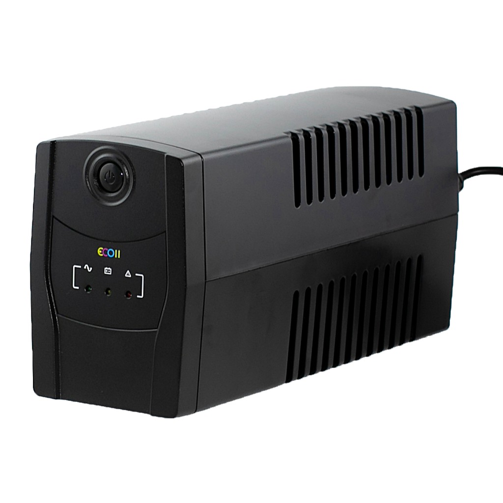 UPS (เครื่องสำรองไฟฟ้า) SYNDOME รุ่น ECO II-1000 (1000VA/630WATT) Warranty 2 - y