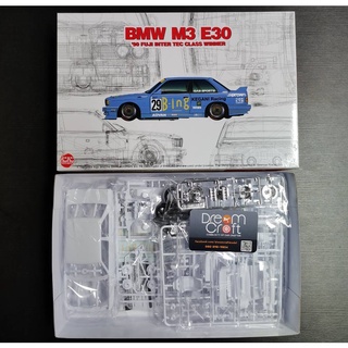 NUNU 1/24 BMW M3 E30 Gr.A 1990 Inter TEC Class Winner FISCO (โมเดลรถยนต์ Model DreamCraft)