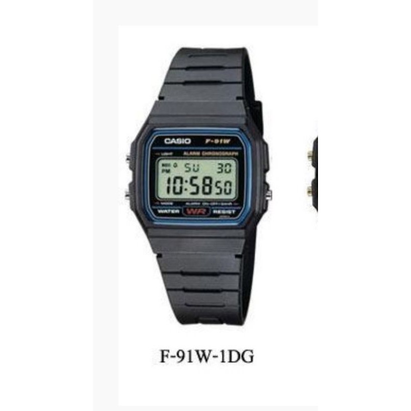 CASIO Digital F-91W-1DG