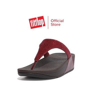FITFLOP รองเท้าลำลองผู้หญิง LULU CRYSTAL EMBELLISHED รุ่น EC5-894 สี RED รองเท้าผู้หญิง