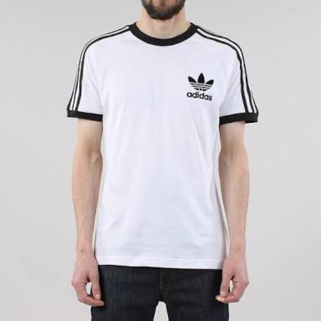 ADIDAS อาดิดาส แคลิฟอร์เนีย เสื้อยืดสีขาว