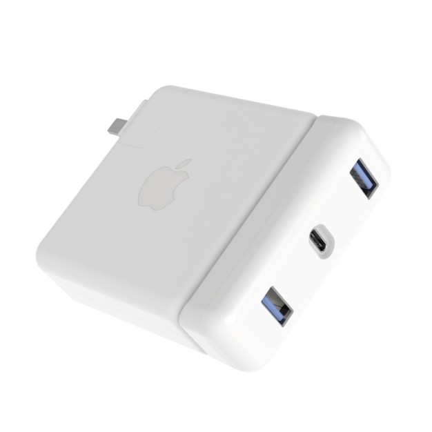 HyperDrive USB-C Hub สำหรับ 13 "MacBook Pro 61W Power Adapter