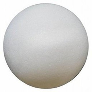 โฟมทรงกลม เบอร์ 5 เส้นผ่านศูนย์กลาง 5 นิ้ว สีขาว