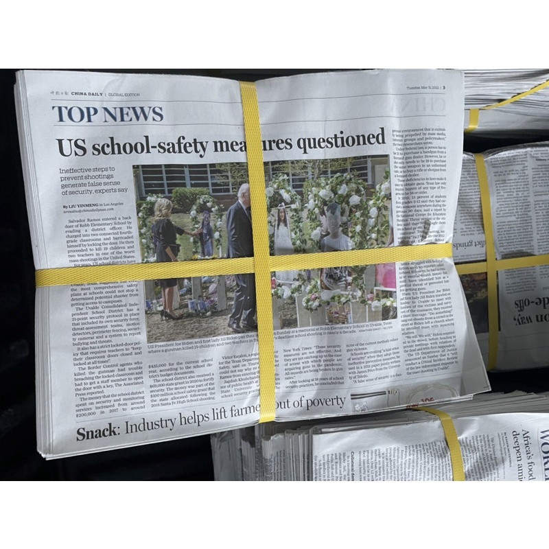 🔥หนังสือพิมพ์ภาษาอังกฤษ แบ่งขายแบบ 1 kg. ราคาไม่แพง