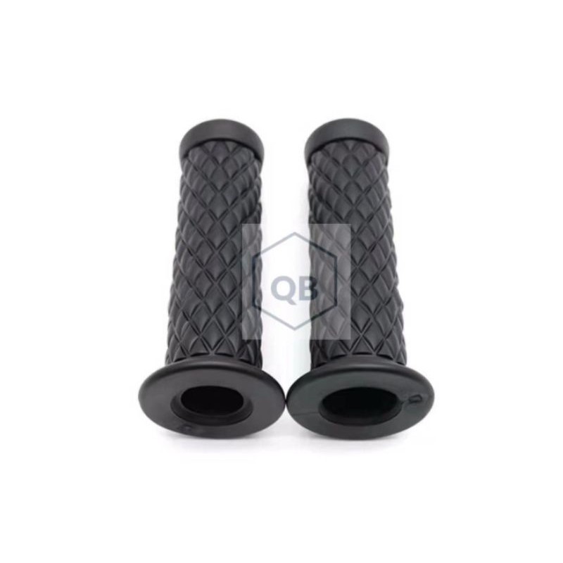 22mm ด้ามจับรถจักรยานยนต์ยาง Bobber Cafe Racer