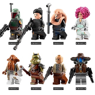 Boba Fetti ของเล่นตัวต่อฟิกเกอร์ Cad Bane Bib Fortuna