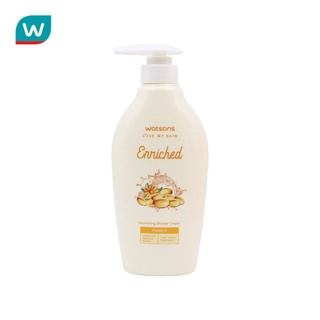 Watsons วัตสันเอนริชวิตามินอีนูริชชิ่งชาวเวอร์ครีม 400มล.