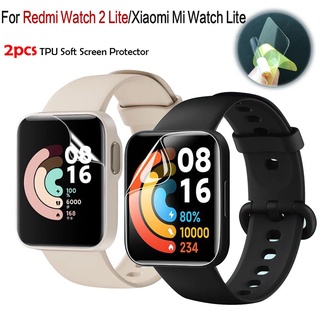 ฟิลม์ใสกันรอยหน้าจอ สำหรับ Mi Redmi Watch 2 Lite LCD TPU แบบนิ่ม สำหรับ xiaomi Mi Watch Lite Screen Protector Film