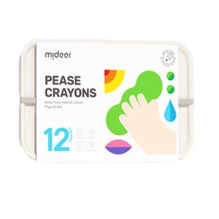 Mideer มิเดียร์ Peas Crayons - 12 Colors สีเทียนน้องเล็ก 12 สี