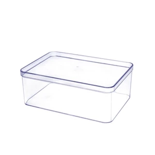 boxbox No.887 L (ไม่เจาะรู)ขนาด 19.2x 28 x10.9 ซม. กล่องพลาสติกใสอเนกประสงค์ กล่องเก็บของ D.I.Y