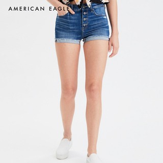 American Eagle Ne(X)t Level High-Waisted Denim Short Short กางเกง ยีนส์ ผู้หญิง ขาสั้น เอวสูง (EWSS 033-6011-947)