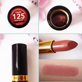 ลิปสติกเรฟลอน  Revlon No 125 Nude velvet