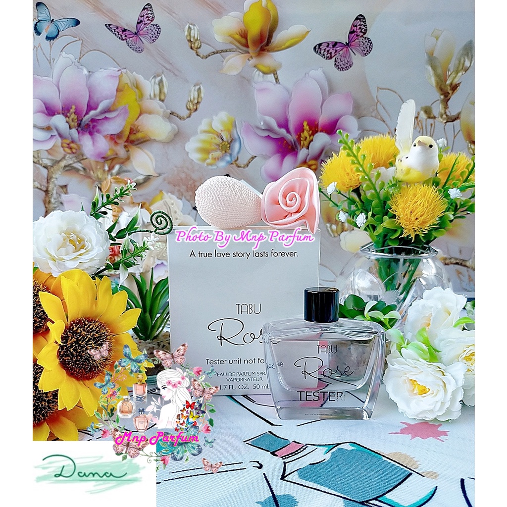 Tabu Rose By Dana Eau De Parfum For Women 50 ml. ( Tester Box )  ..