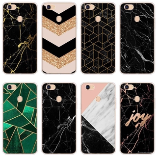 OPPO A39 A57 Reno 2 A12 A83 F5 F7 A73 Case TPU Soft Silicon Protecitve Shell Phone casing Cover Black Marble stone