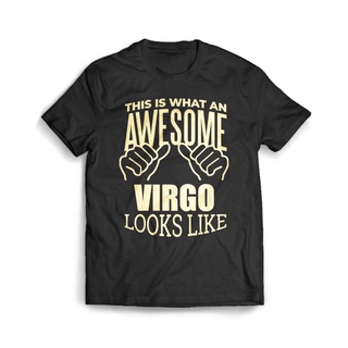 เสื้อผ้าผชเสื้อยืด พิมพ์ลายราศี Virgo Looks Like ZodiacS-5XL